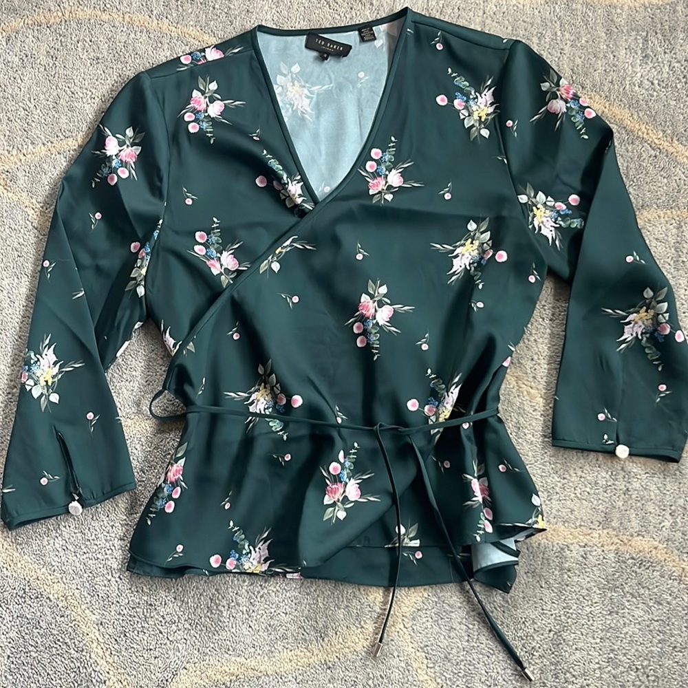Ted Baker cross tie shirt